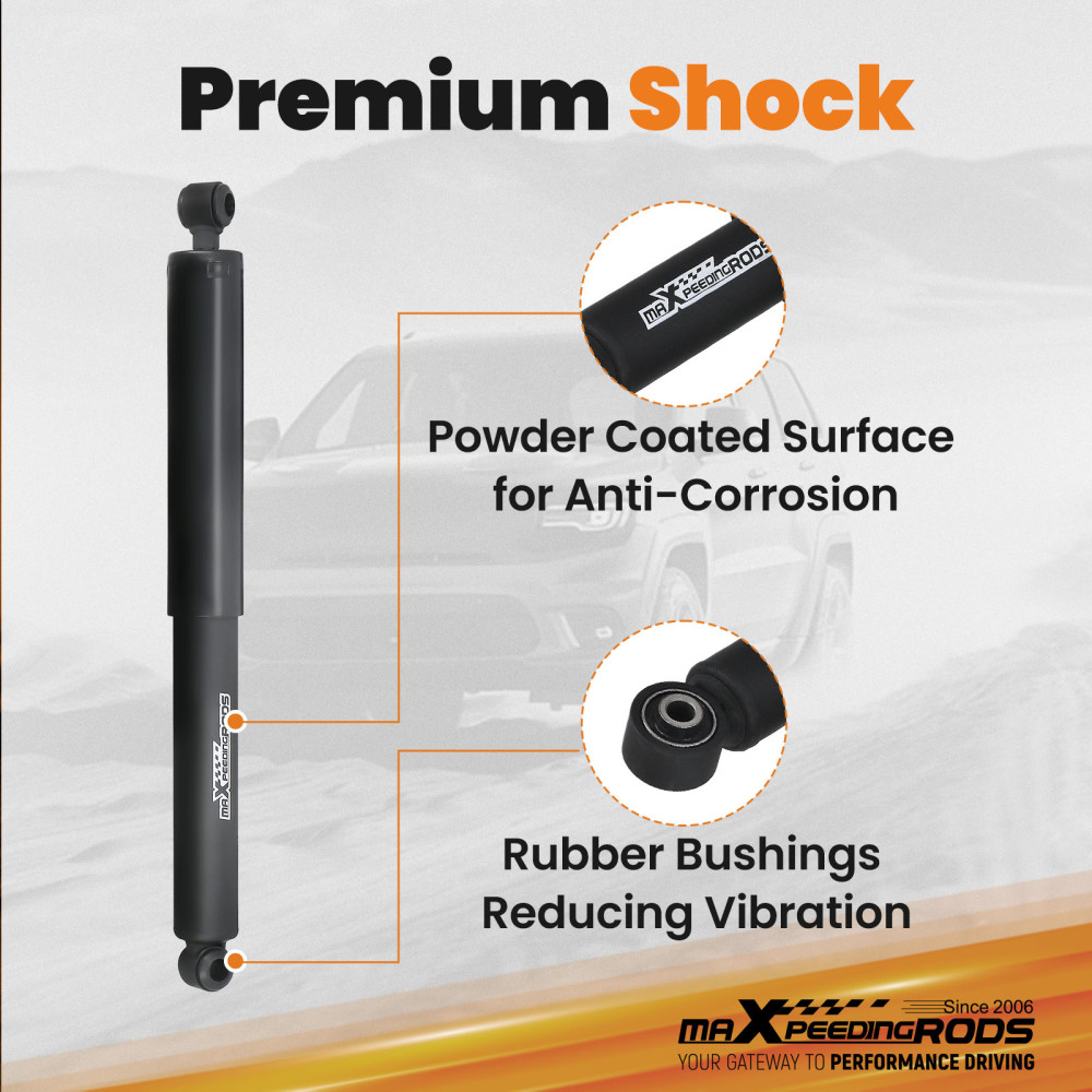 2.5 Lift Kit w/ StrutsShocks compatible for Toyota Tacoma RWD 4WD 1995-04