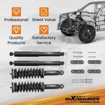 2.5 Lift Kit w/ StrutsShocks compatible for Toyota Tacoma RWD 4WD 1995-04