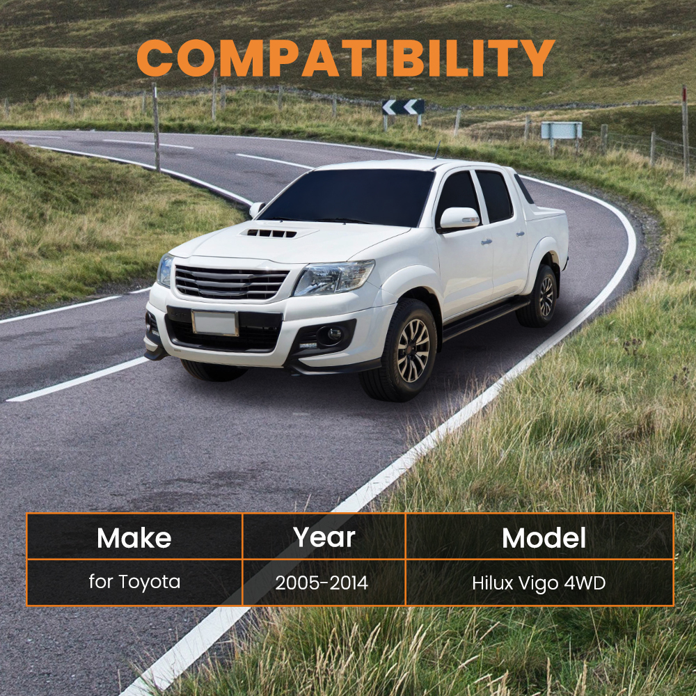 3 pollice+2 pollice Inch Full Kit Front + Rear Shackles Lift Kit compatibile per Toyota Hilux Vigo 05-14