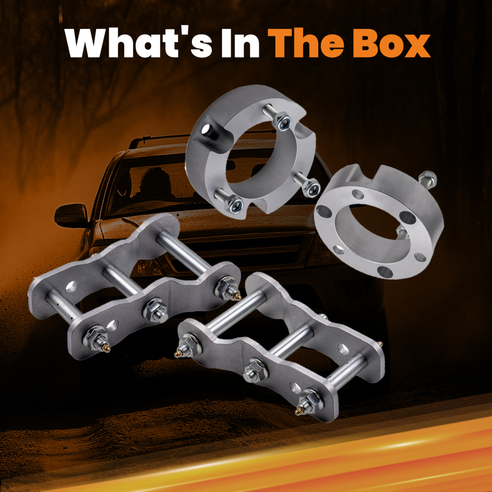 3 pollice+2 pollice Inch Full Kit Front + Rear Shackles Lift Kit compatibile per Toyota Hilux Vigo 05-14