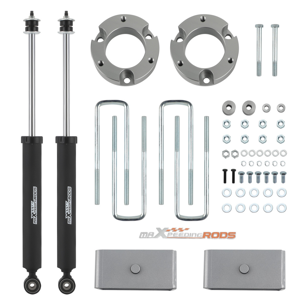 3 Front 2 Rear Lift Kit w/ ShocksDiff Drop compatible for Toyota Tacoma 4WD 2005-2023