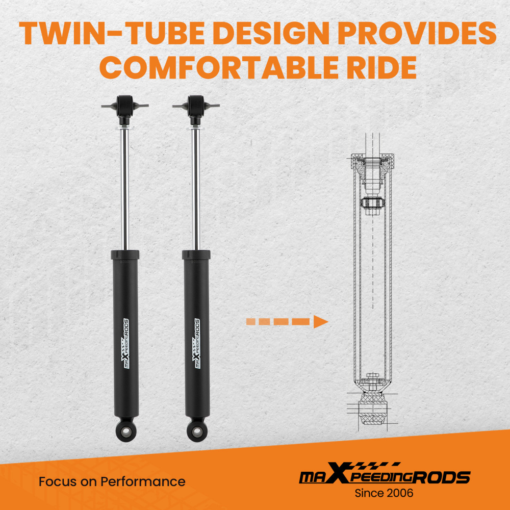 2.5 Leveling Lift Kit w/ Shocks compatible for Toyota Tundra 2WD 4WD 2000-06