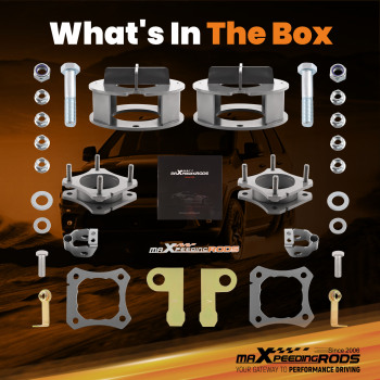 2.5 FrontRear Lift Kit compatible for Toyota Tundra 2022+ 2WD 4WD Extender