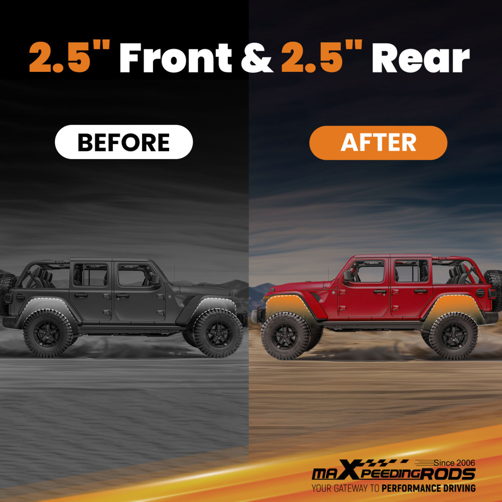 2.5 FrontRear Lift Kit compatible for Toyota Tundra 2022+ 2WD 4WD Extender