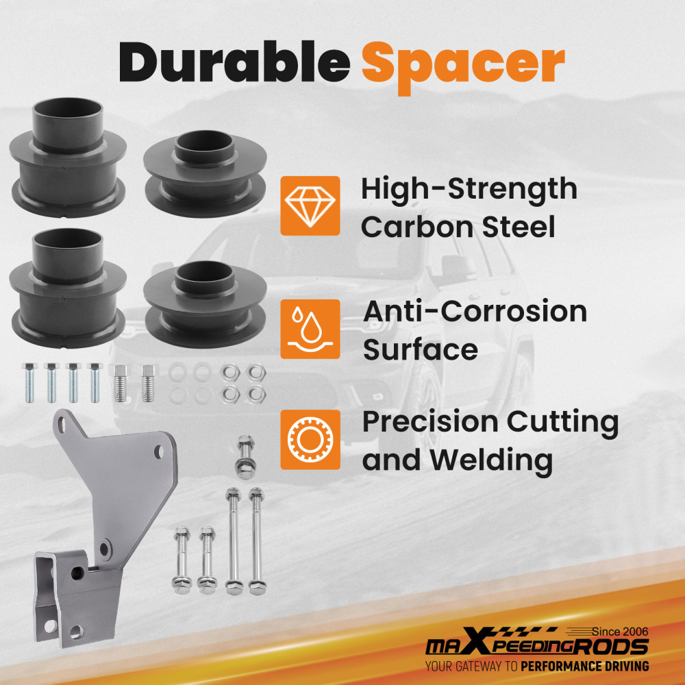 2 inch Lift KitTrack Bar Drop Bracket compatible for Jeep Grand Cherokee WJ 4WD 1999-04