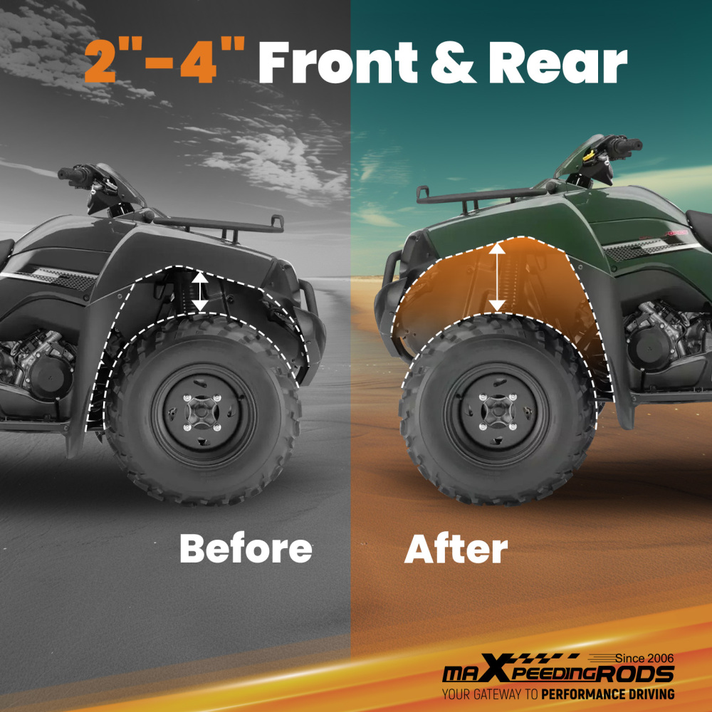 2 Lift Suspenion Kit compatible pour Yamaha Kodiak 700 EPS700 SE 4x4 2016 2017 2018