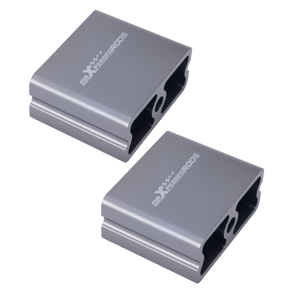 Universal Leaf Spring Lowering Block Kit 4 Drop w/ U-BoltsHardware Aluminum