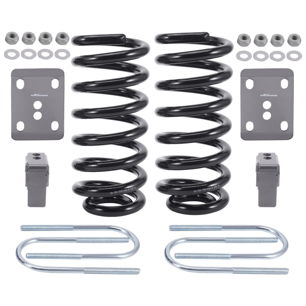 3 Lowering Coil Springs 5 Drop Axle Flip Kit compatible for Ford F100 F150 2WD 1980-1996