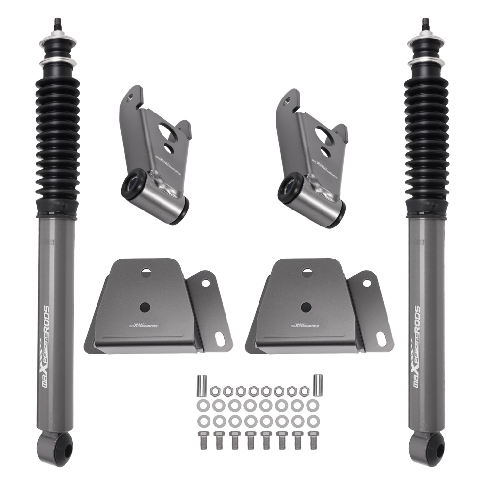 4 Drop Suspension Kit compatible for Ford F100 compatible for Ranger 2WD 73-79 with Nitrogen Charged