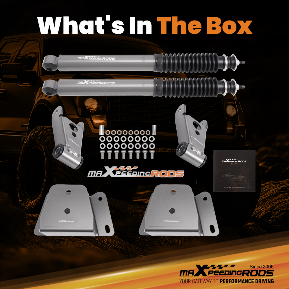 4 Drop Suspension Kit compatible for Ford F100 compatible for Ranger 2WD 73-79 with Nitrogen Charged