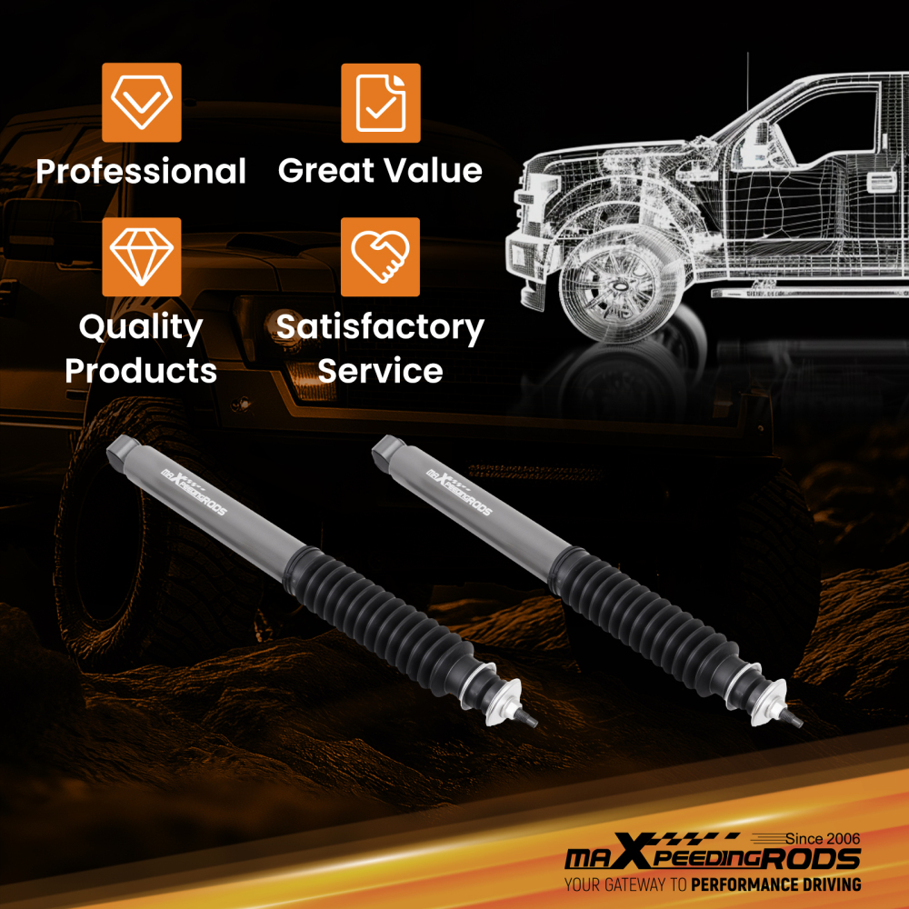 4 Drop Suspension Kit compatible for Ford F100 compatible for Ranger 2WD 73-79 with Nitrogen Charged