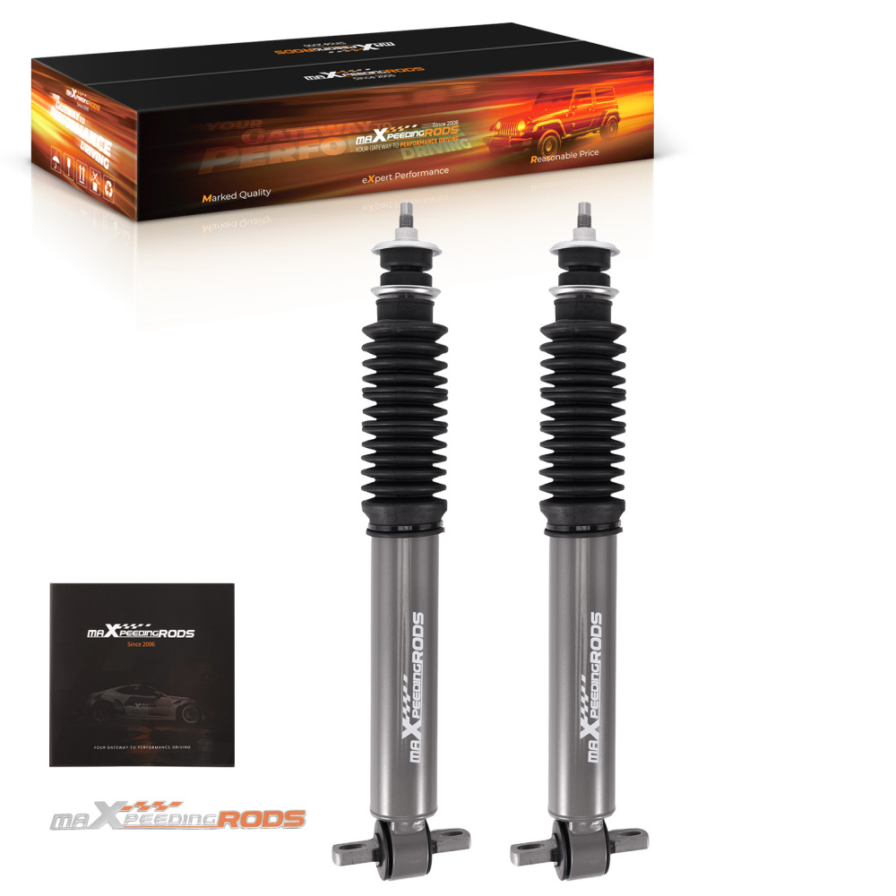 Front Performance Shocks compatible for Ford F150 97-03 3-5 Drop Lowering Kit Pair