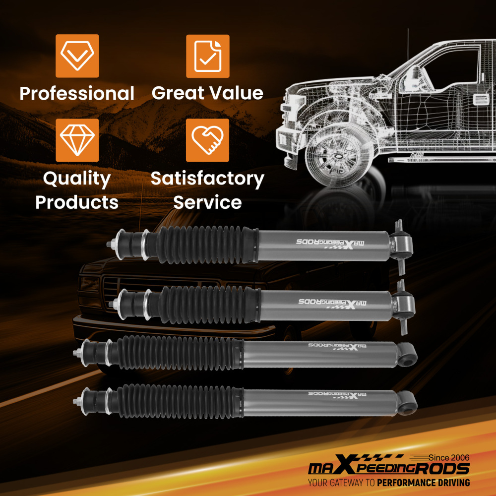 Adjustable Drop Height Kit compatible for Ford F-150 2WD 1997-2004 3 Front 6 Rear