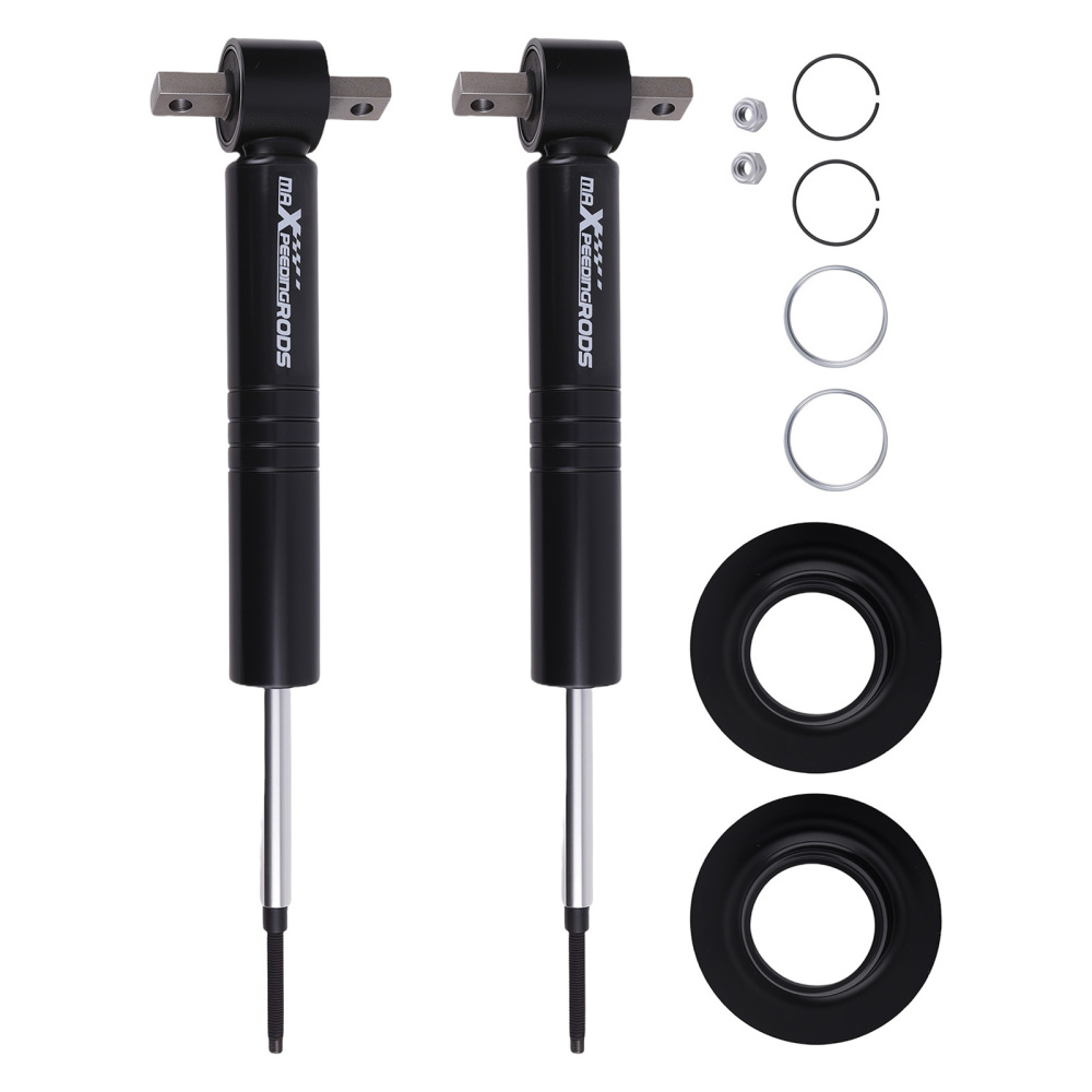 Height Adjustable Front Shocks compatible for Silverado Sierra 1500 2007-2018 0-3 Drop