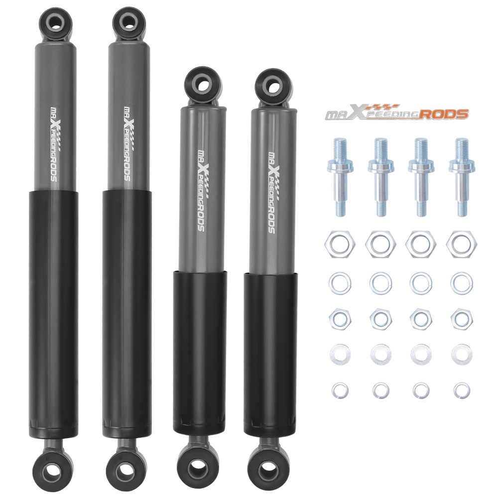 Front/Rear Shocks kitfor 2-5in F4-7 R Drop compatible for Chevy/GMC C10 1973-1987