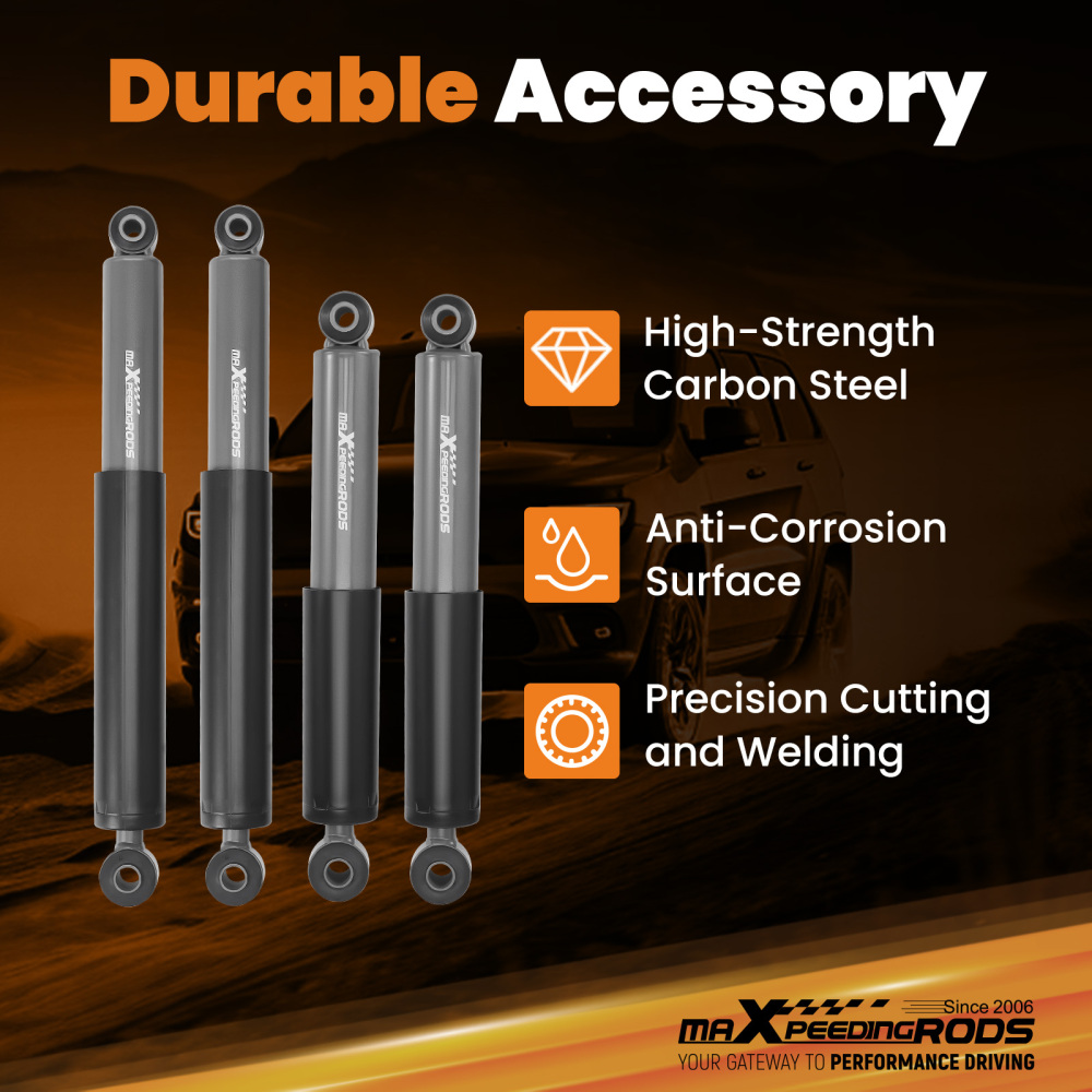 Front/Rear Shocks kitfor 2-5in F4-7 R Drop compatible for Chevy/GMC C10 1973-1987