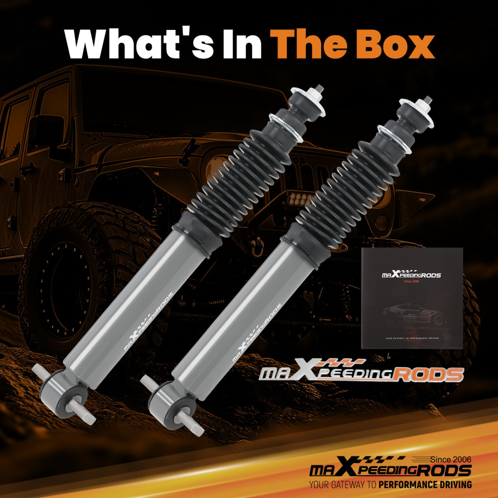 Pair Lowering Front Shocks 2inch - 5inch Drop Compatible For Chevy /GMC 99-06 2WD