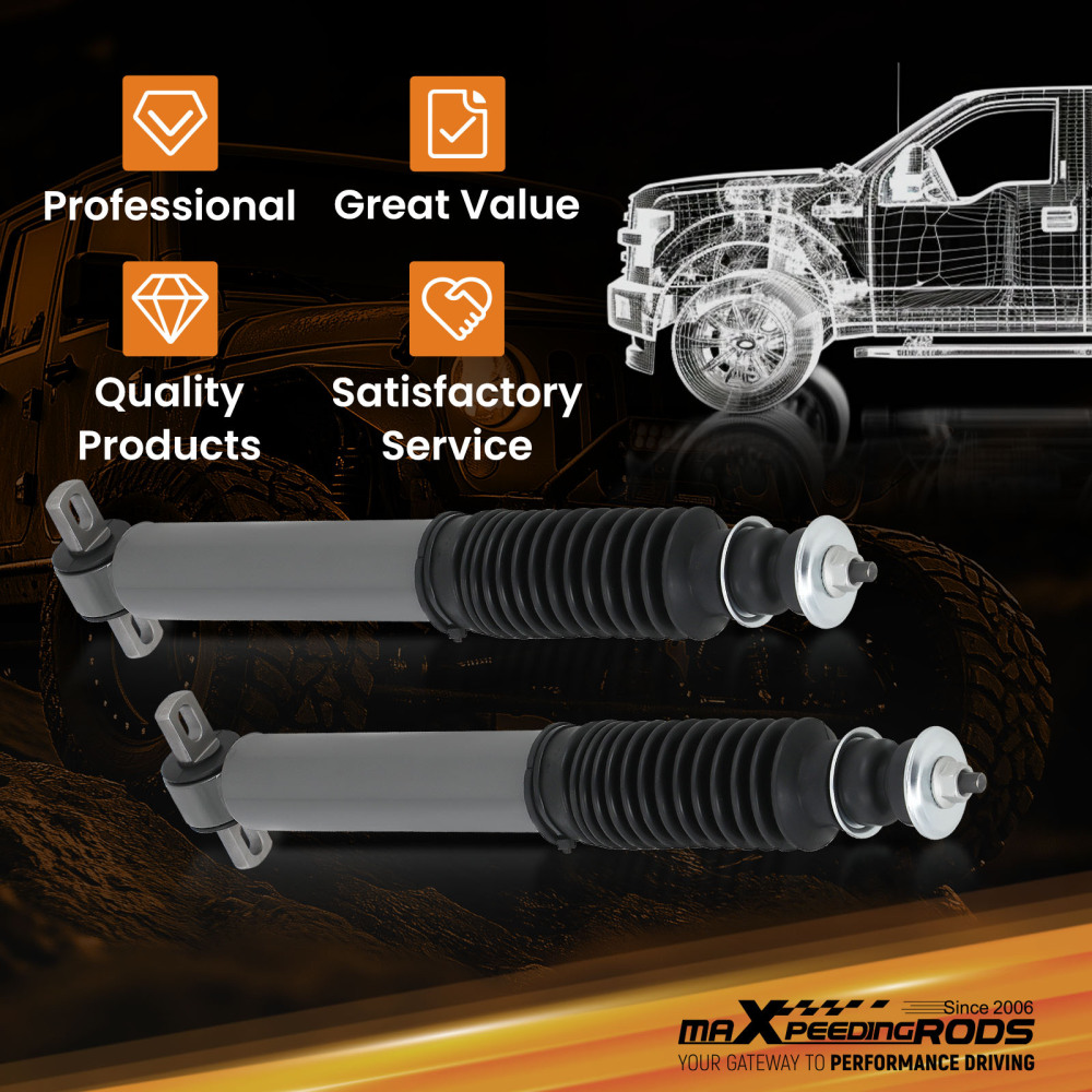 Pair Lowering Front Shocks 2inch - 5inch Drop Compatible For Chevy /GMC 99-06 2WD