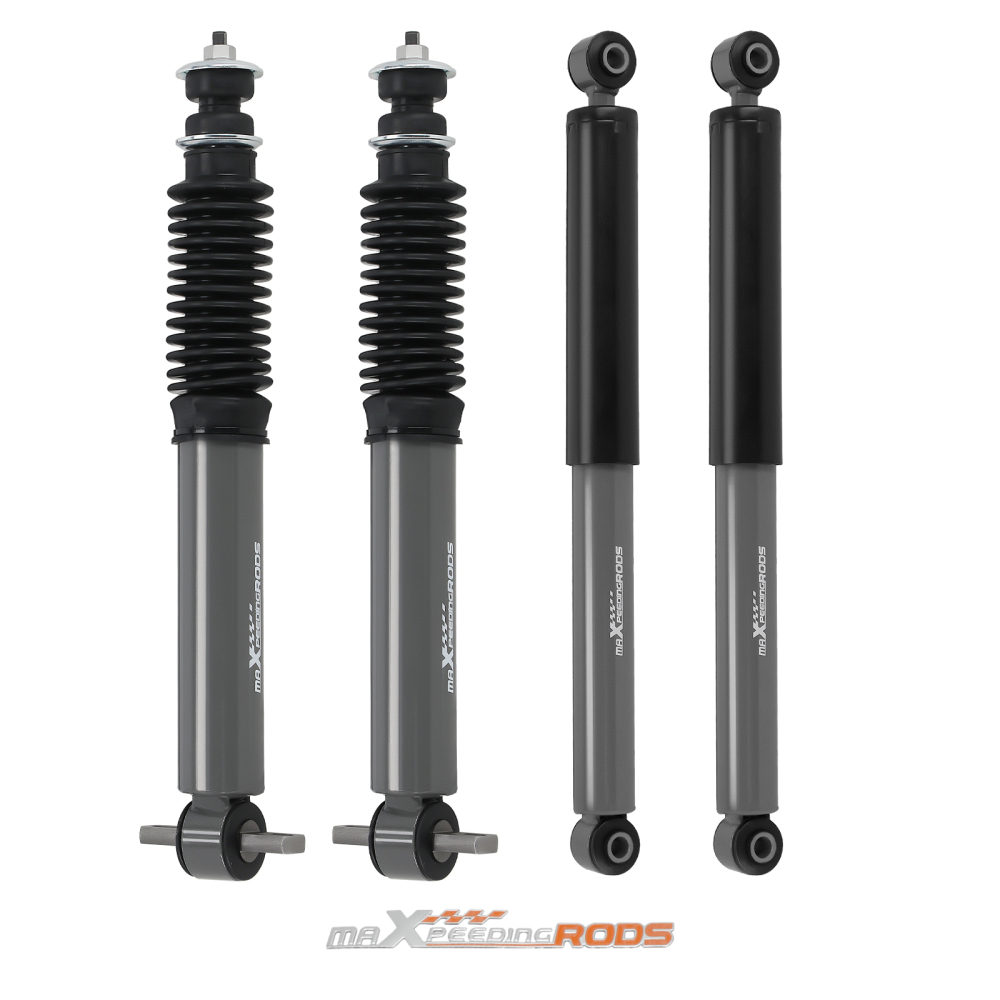 Front Rear Lowering Shocks kit F2-5R2-4 Drop compatible for Chevy /GMC 1999-2006
