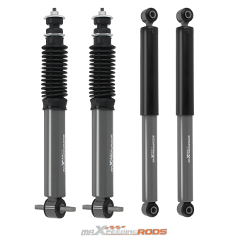 Front Rear Lowering Shocks kit F2-5R2-4 Drop compatible for Chevy /GMC 1999-2006