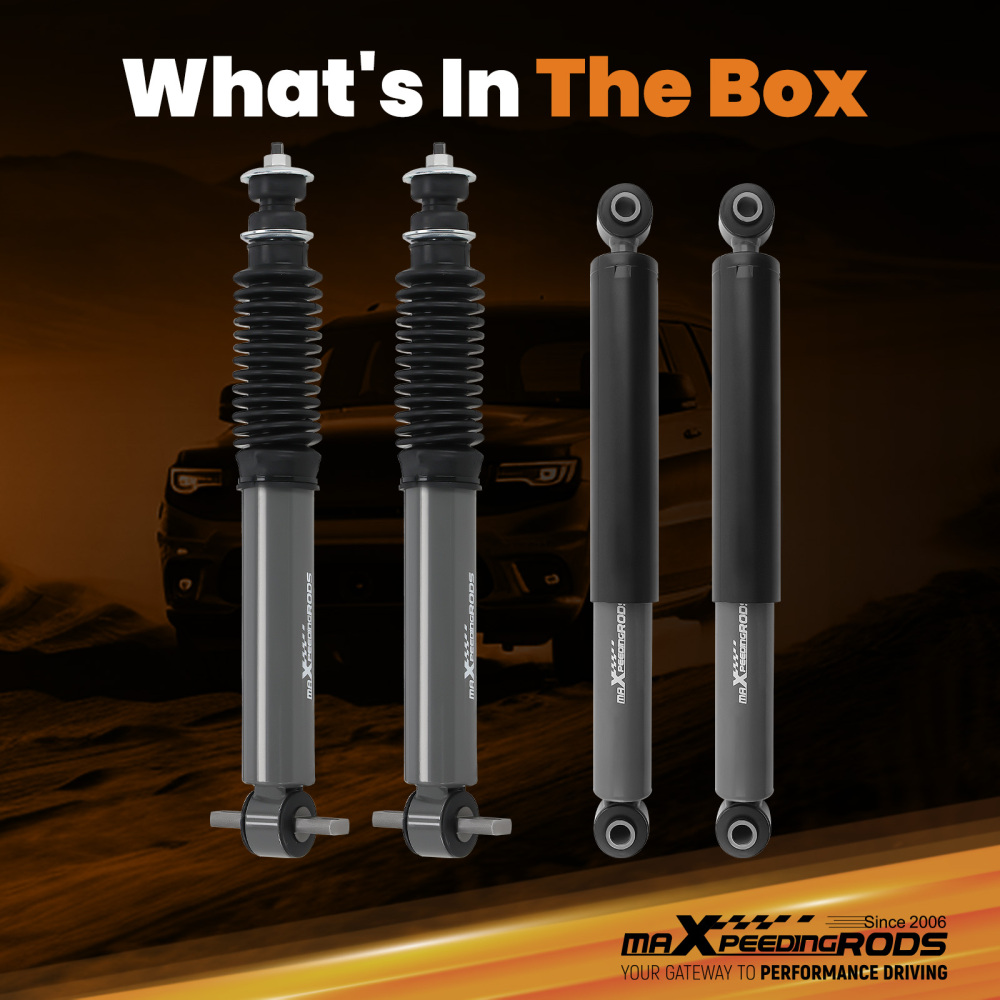 Front Rear Lowering Shocks kit F2-5R5-7 Drop compatible for Chevy /GMC 1999-2006