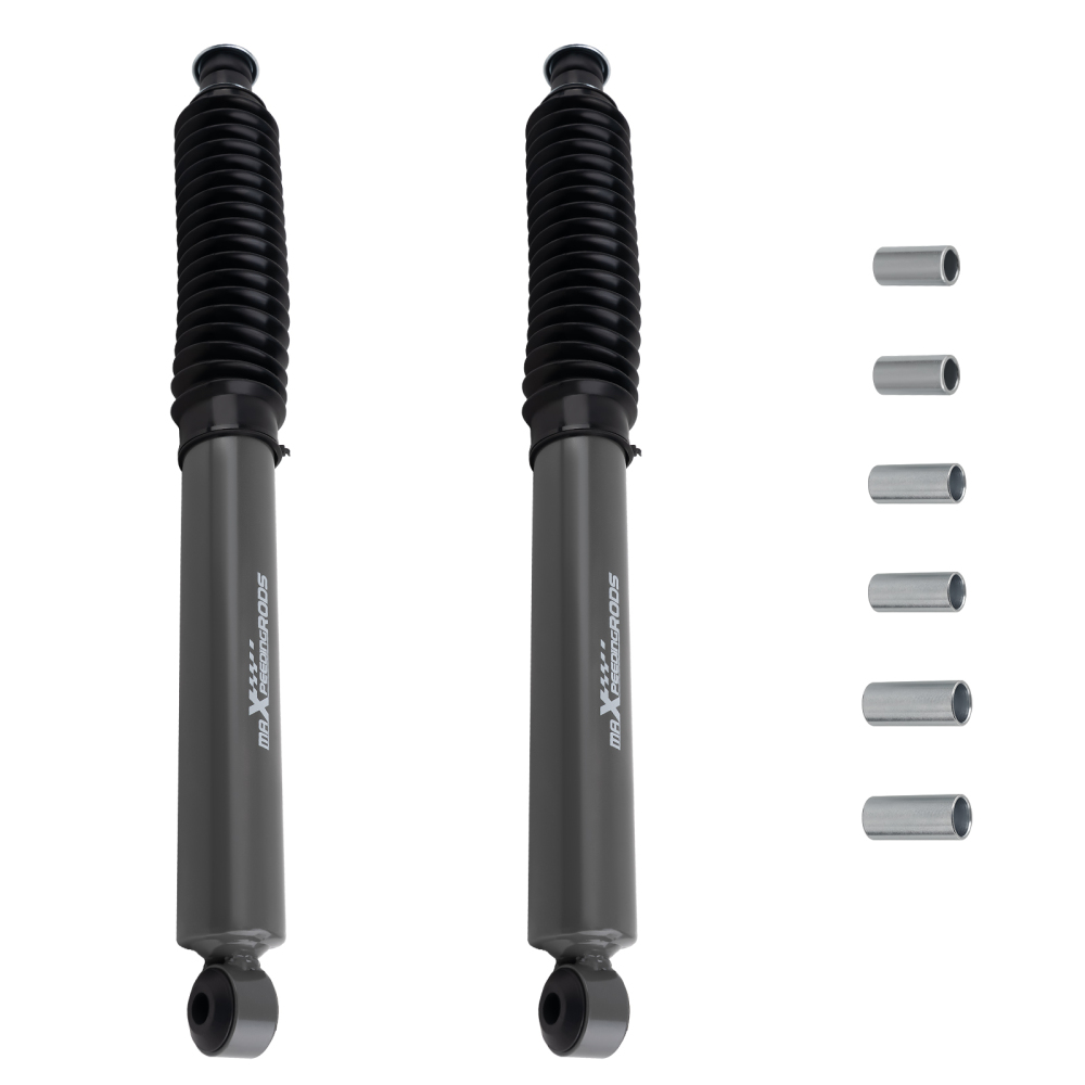 5.5-7 Off Road Front Lift Shocks compatible for Chevy GMC 2500HD 01-10 with Dust Shield