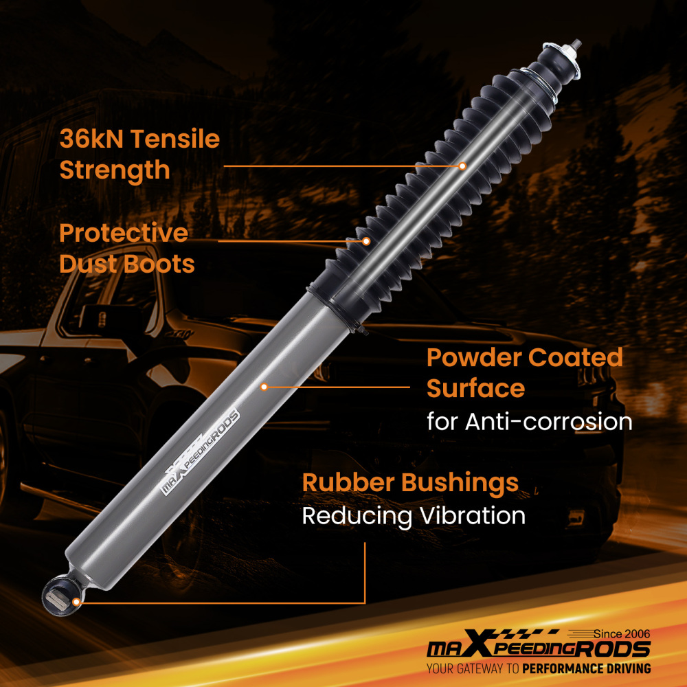 6.5-8inch Lift Front Shock Absorbers compatible for Chevy Silverado/GMC Sierra 2WD 99-2007