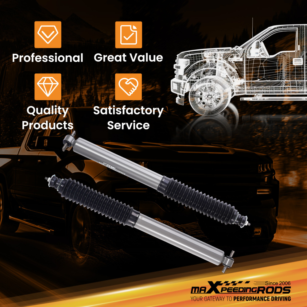 6.5-8inch Lift Front Shock Absorbers compatible for Chevy Silverado/GMC Sierra 2WD 99-2007