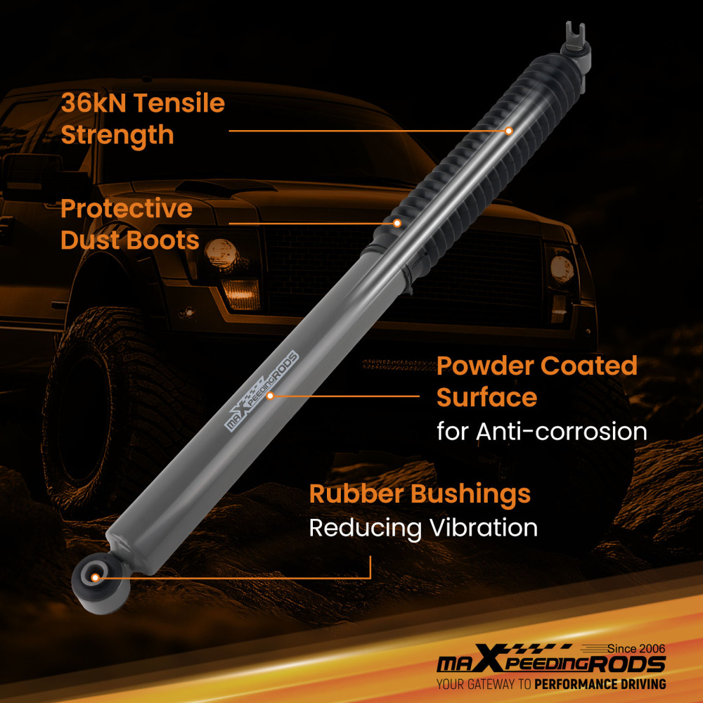 Twin-Tube Rear Lift Shocks compatible for Chevrolet GMC K1500 C1500 88-99 4WD RWD 4-6