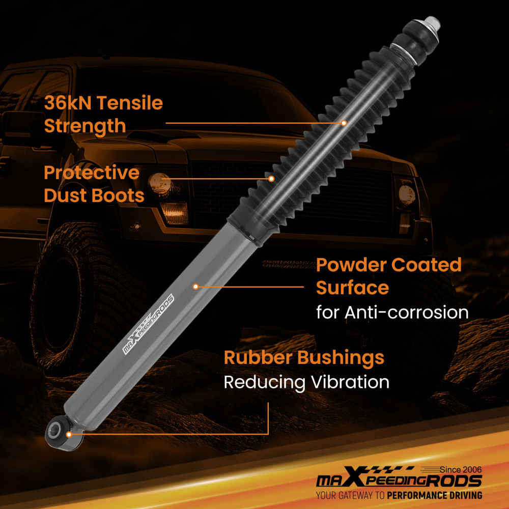 0-2.5 Front + 0-3 Rear Lift Shocks compatible for Dodge Compatible for RAM 2500 4WD 2003-2013
