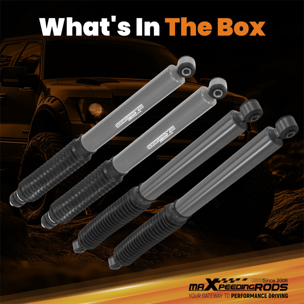 0-2.5 Front + 0-3 Rear Lift Shocks compatible for Dodge Compatible for RAM 2500 4WD 2003-2013
