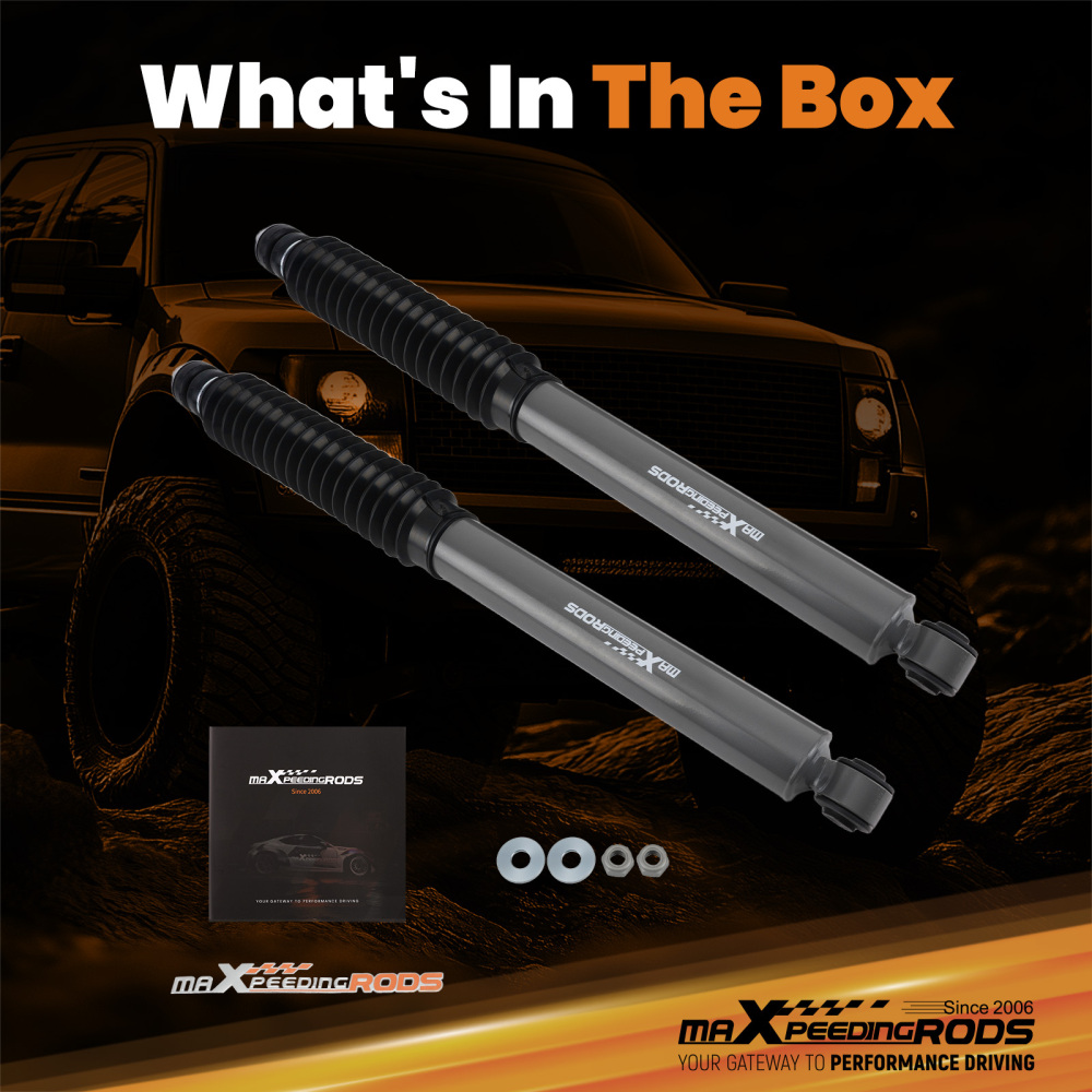 Front Lifted Shocks 2-4.5 compatible for Ford F-250 F-350 Super Duty 4WD 2005-2023 Pair