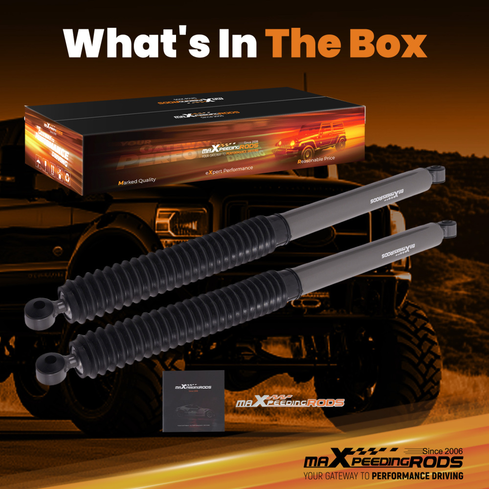 4WD Gas Lift Shock compatible for Ford F-250 F-350 Super Duty 1999-2016 5-7.5 Rear Height