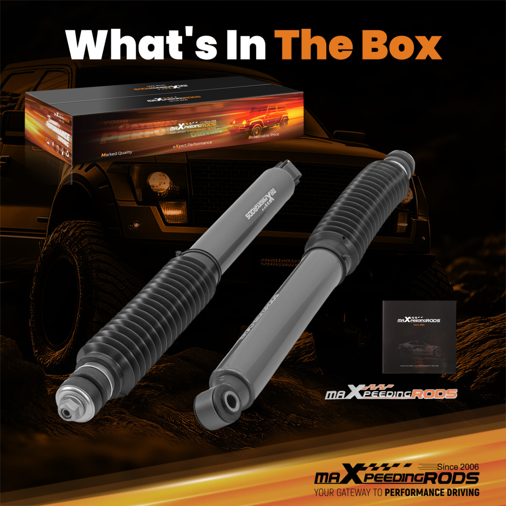 Front Shock compatible for Ford F-250 F-350 Super Duty 2005-2025 with 0-1.5 Lift Height