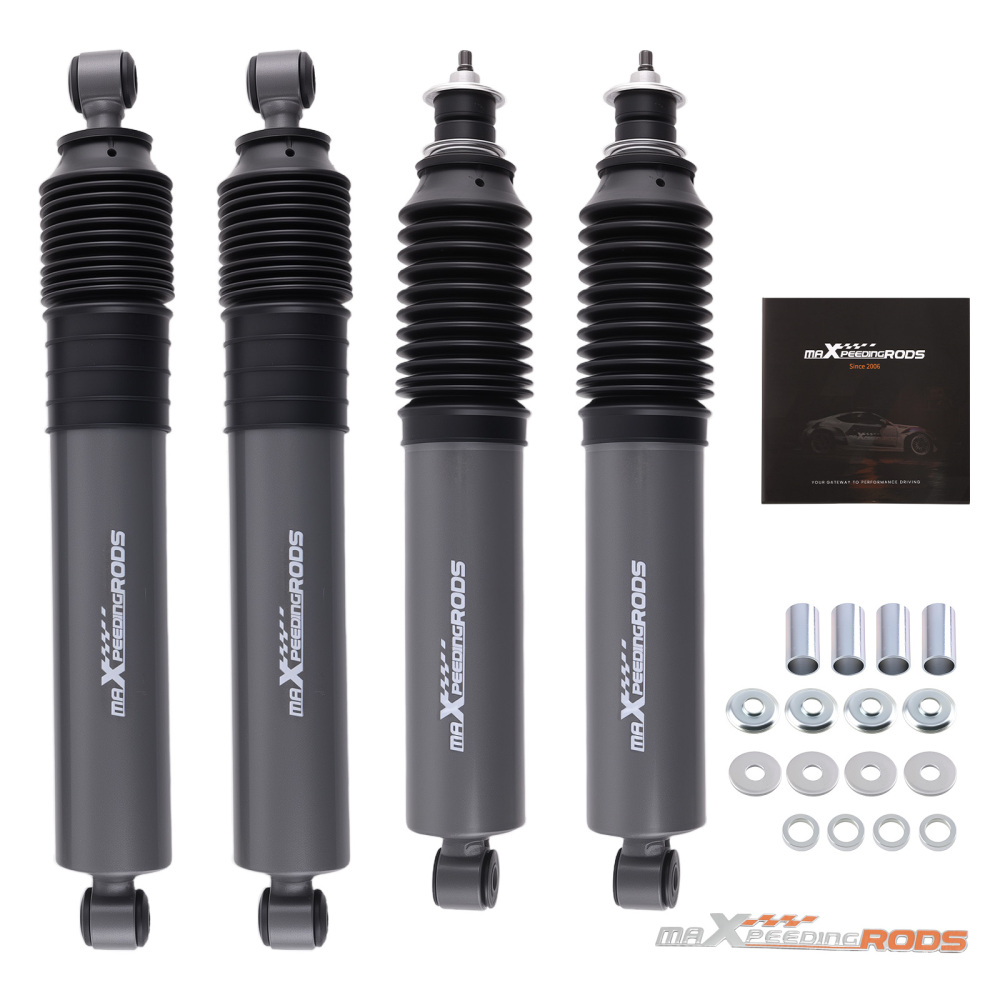 Front + Rear 2 Lift Foam Cell Shock Absorbers compatible for Holden Rodeo R7 R9 RA 96-2008