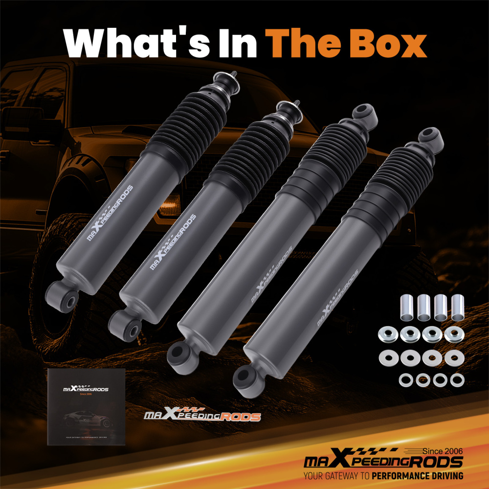 Front + Rear 2 Lift Foam Cell Shock Absorbers compatible for Holden Rodeo R7 R9 RA 96-2008