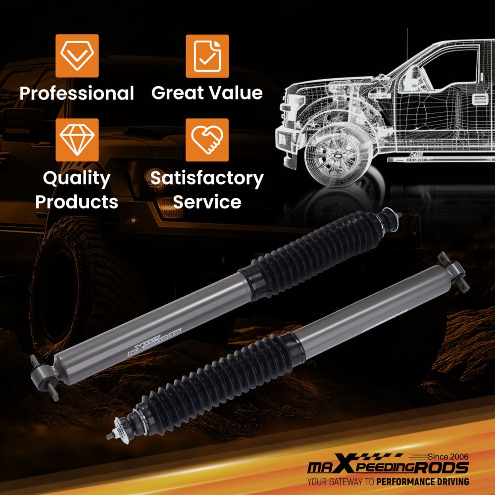 3.5-4 Lift G1 Front Shock Absorbers compatible for Jeep Grand Cherokee 1993-2004