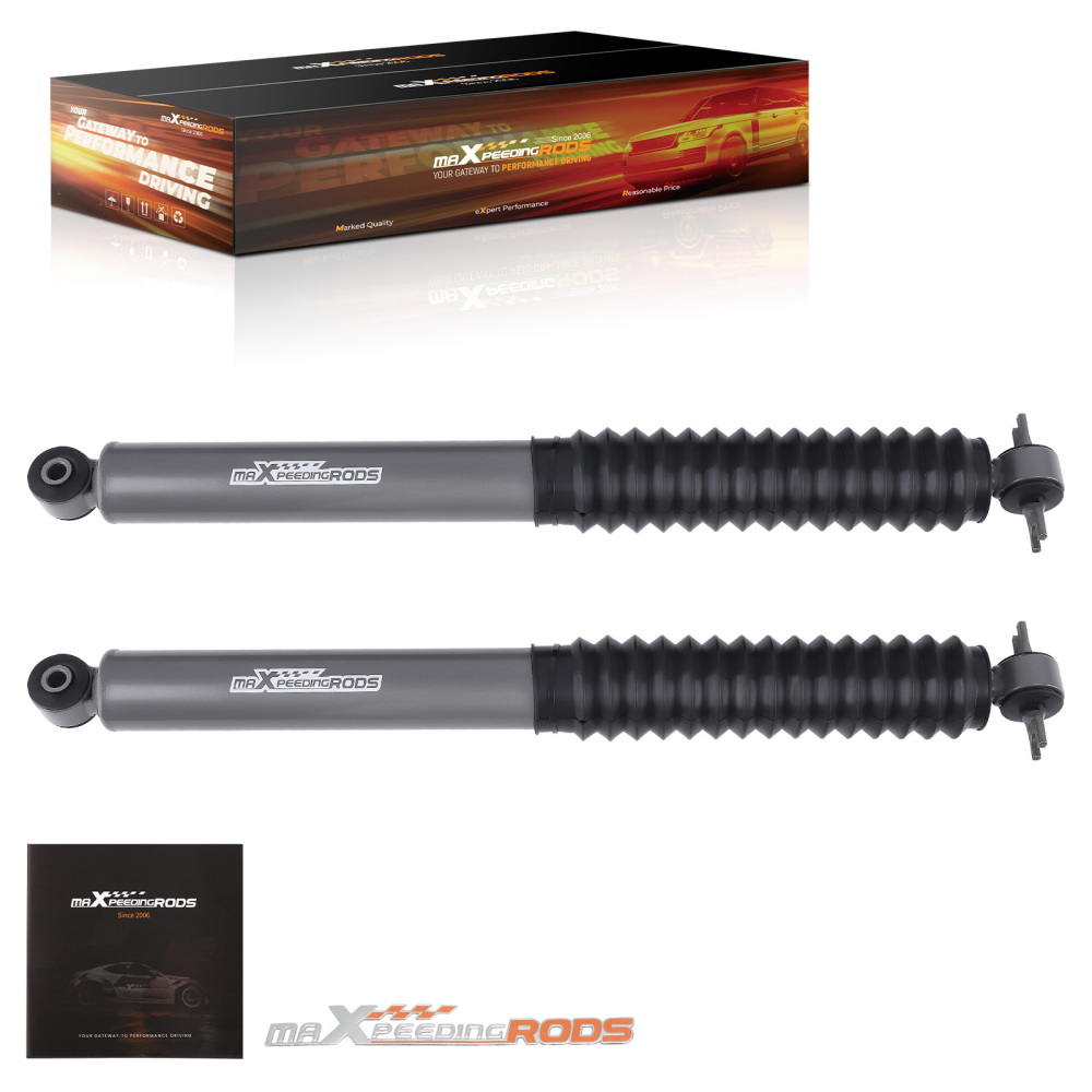 maXpeedingrods Rear Shock Absorbers compatible for Jeep Wrangler JK 2007-2018 Lifted 0-3