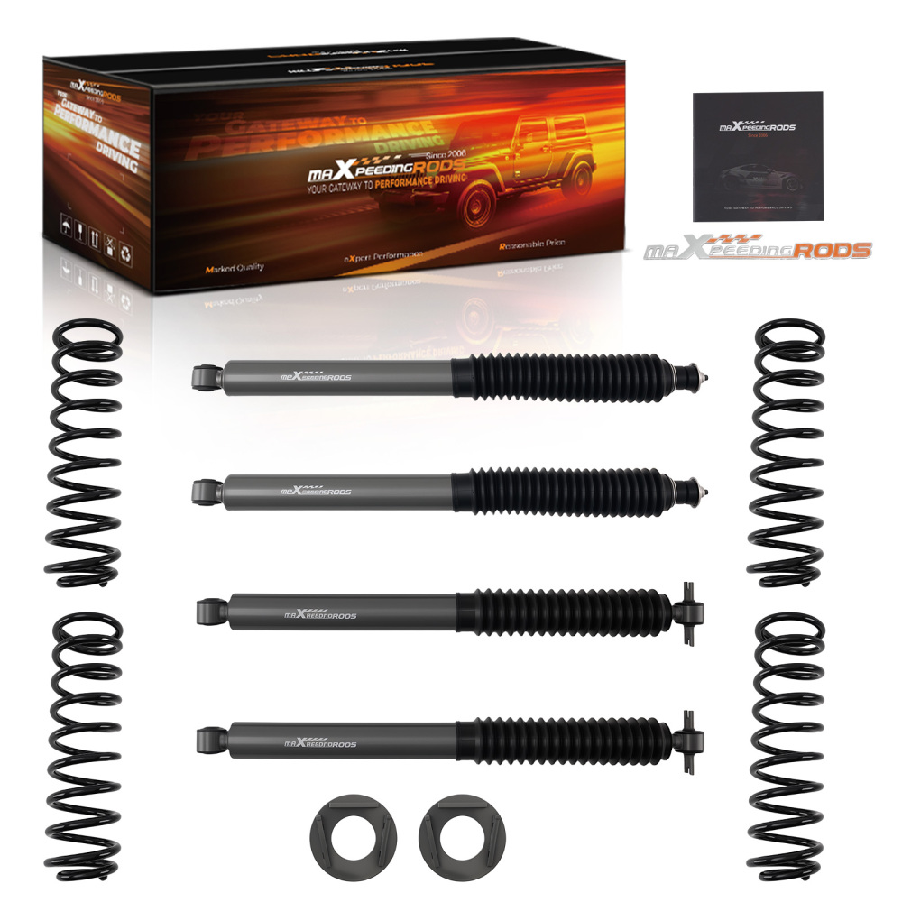 4 Inch Front Rear Lift compatible for Jeep Wrangler JK Unlimited 2007-2018 4-Door Kit