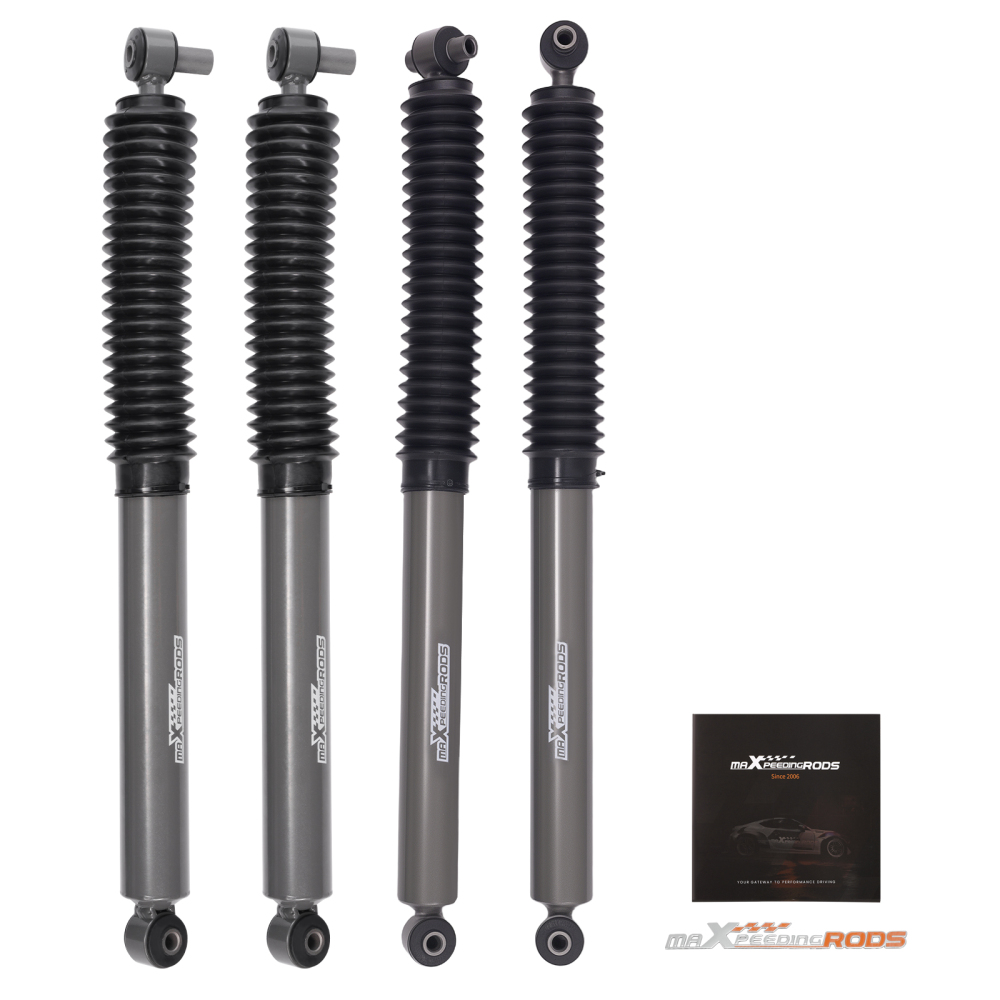 0-1.5 Front and 0-1 Rear Lift Shock Absorbers compatible for Jeep Wrangler 4WD 2018-2024