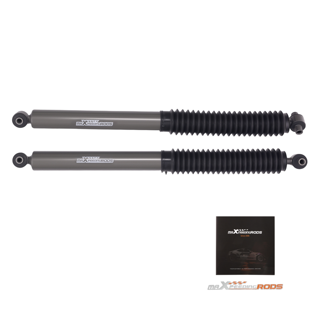 0-1 Lift Rear Shock Absorbers compatible for Jeep Wrangler 4WD 2018-2024 Powder coated