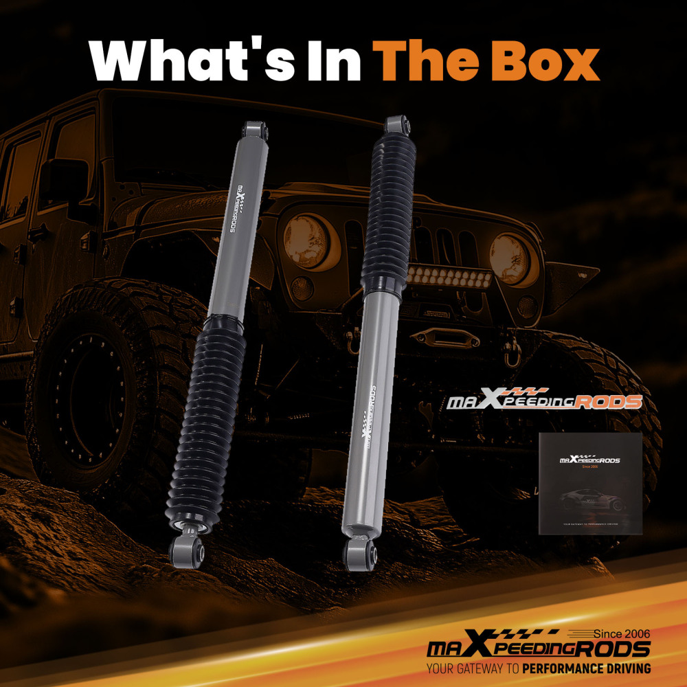 3.5-7.5 Lift Rear Shock compatible for Chevy/GMC Silverado/Sierra 2001-2025 twin-tube