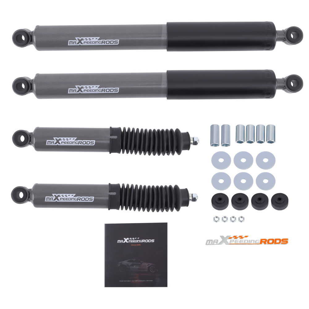 Heavy Duty Gas Shock Absorbers for Navara D22 DX,ST 4x4 Ute 4WD Front + Rear