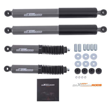 Heavy Duty Gas Shock Absorbers for Navara D22 DX,ST 4x4 Ute 4WD Front + Rear