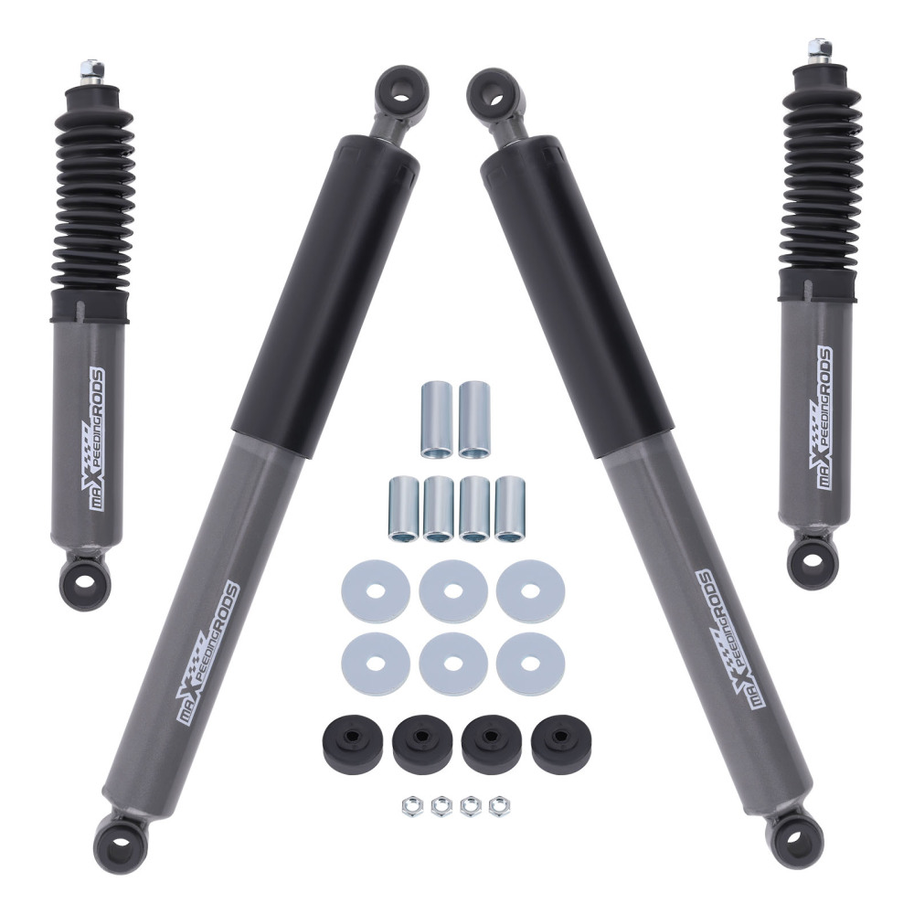 Heavy Duty Gas Shock Absorbers for Navara D22 DX,ST 4x4 Ute 4WD Front + Rear