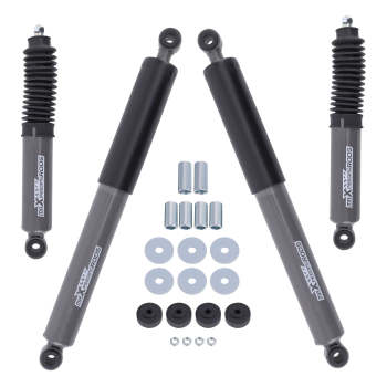 Heavy Duty Gas Shock Absorbers for Navara D22 DX,ST 4x4 Ute 4WD Front + Rear