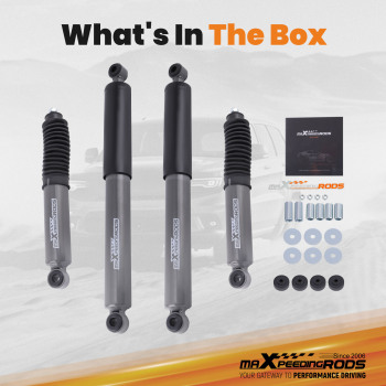 Heavy Duty Gas Shock Absorbers for Navara D22 DX,ST 4x4 Ute 4WD Front + Rear