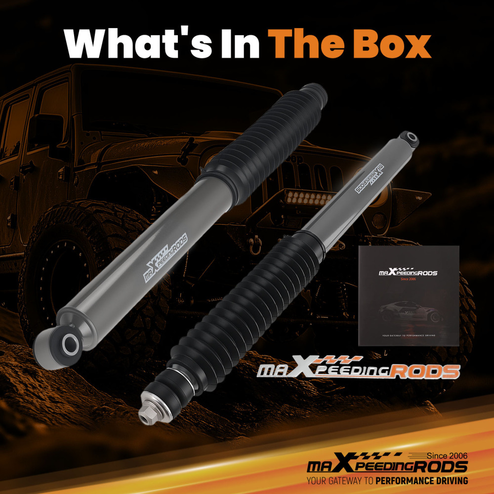 0-4Lift G1 Rear Shock Absorbers compatible for Ram 2500 2WD/4WD 2014-2025 Twin-tube