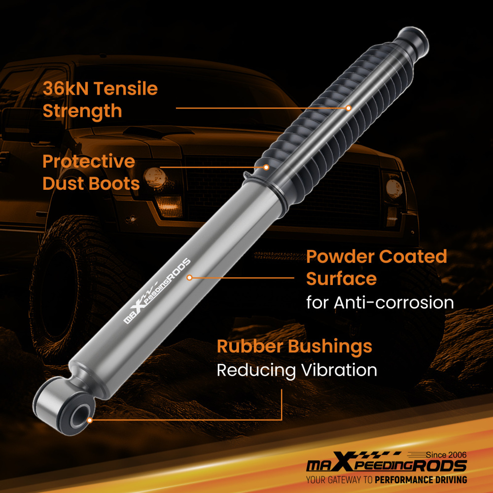 Rear Shock Absorbers Set compatible for Toyota FJ Cruiser 2WD 2007-2014 Lifted 0-3