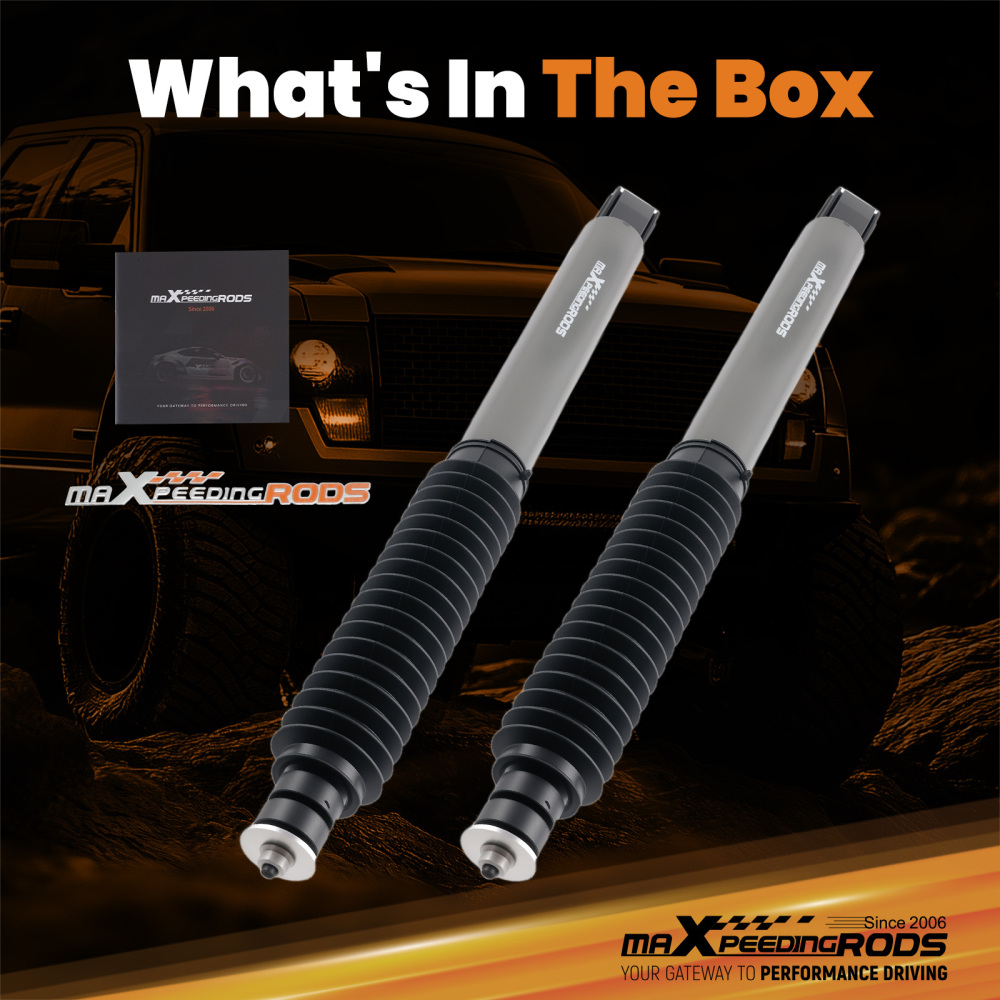 Rear Shock Absorbers Set compatible for Toyota FJ Cruiser 2WD 2007-2014 Lifted 0-3